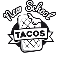 Logo new school tacos