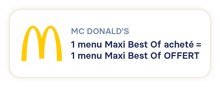 réduction mcdonalds